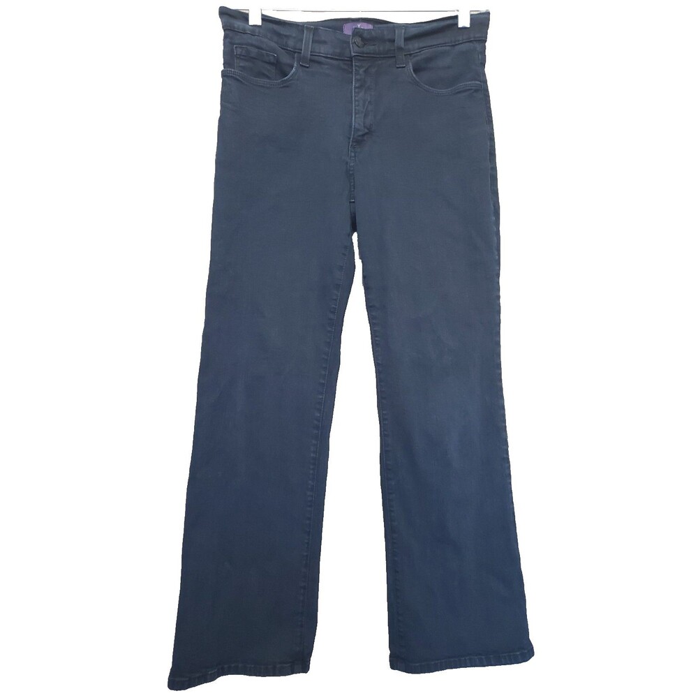 NYDJ Cotton Blend Black Bootcut Denim Jeans Size 6P